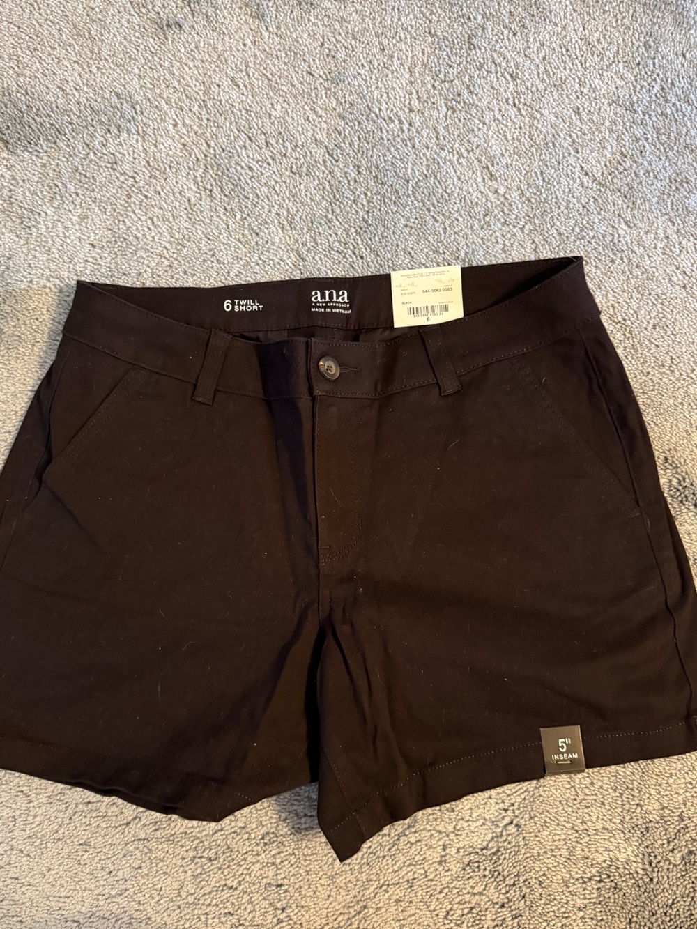 a.n.a Women's Black Casual Twill Shorts
